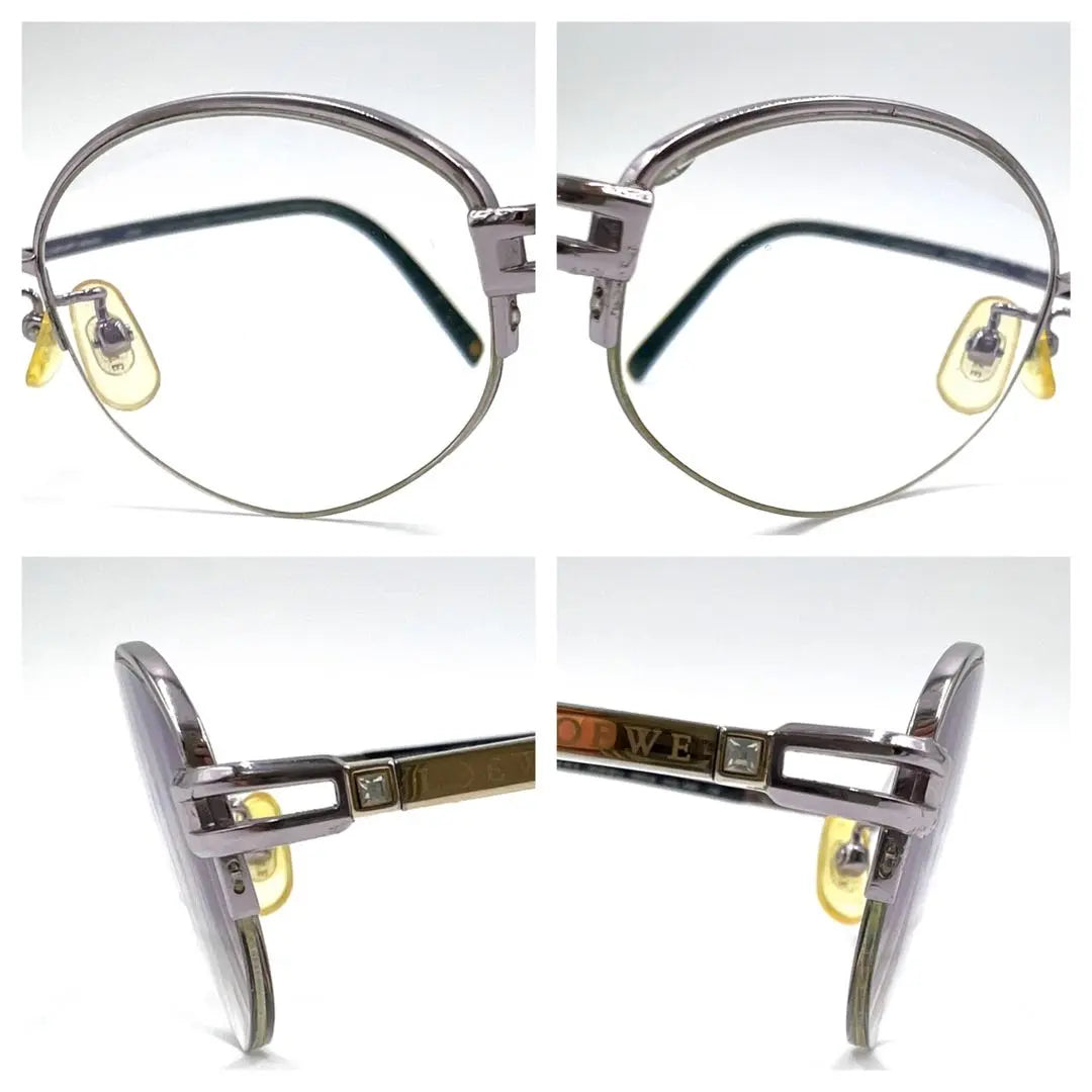 LOEWE Glasses with Prescription VLW187J Oval Half Rim