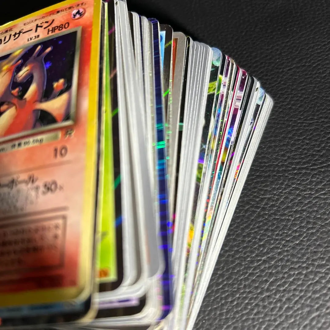 Cartas de Pokémon, 100, venta al por mayor, artículos retirados, solo artículos brillantes, Charizard malo