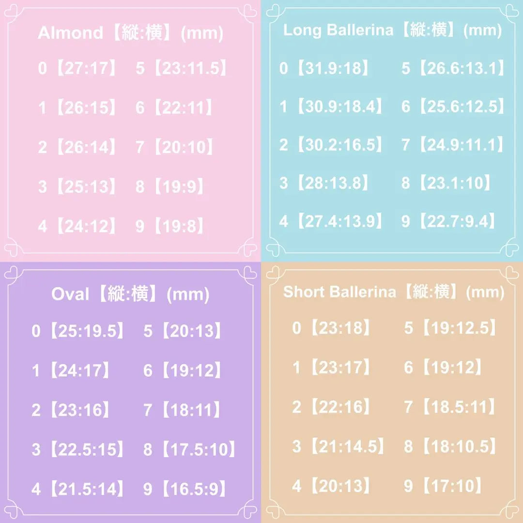 Nail Tip ❤︎ Clear Red Mass Production Landmine Korea One Hong Initial