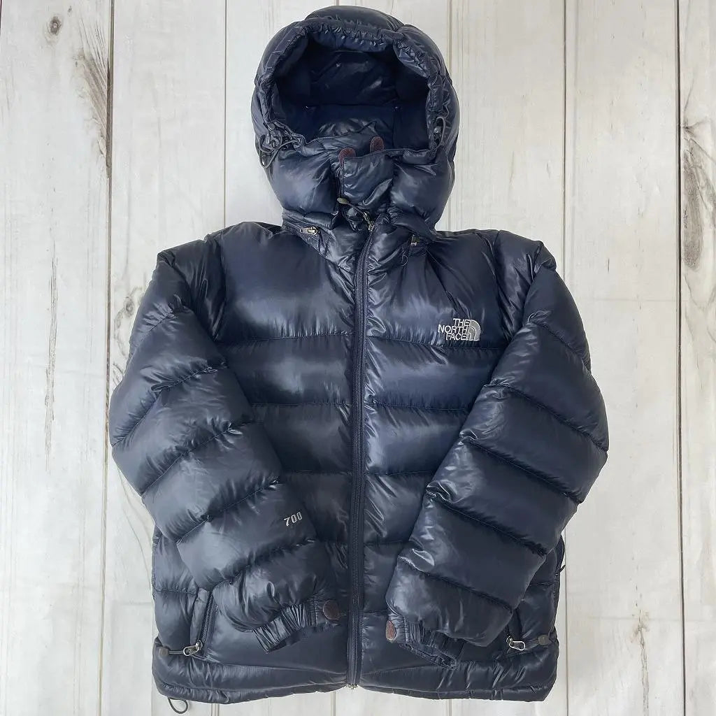 North Face Down Jacket Navy Men's S Size 700 Fill