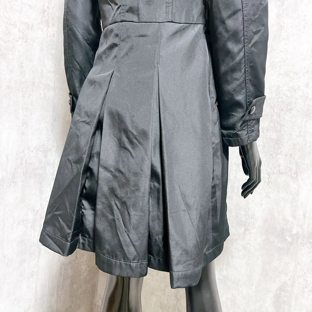 [INCEDE] Double Trench Coat, Business Simple, with Waist Belt