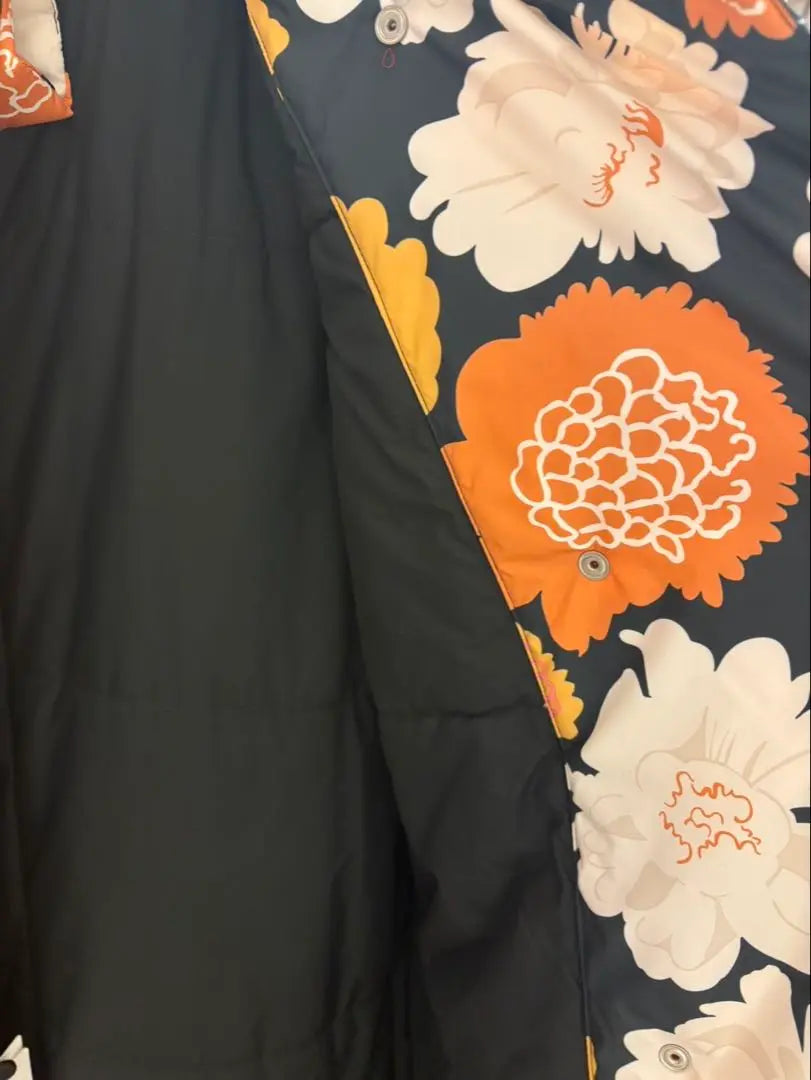 New with tag Marimekko Long Down Marigold Orange