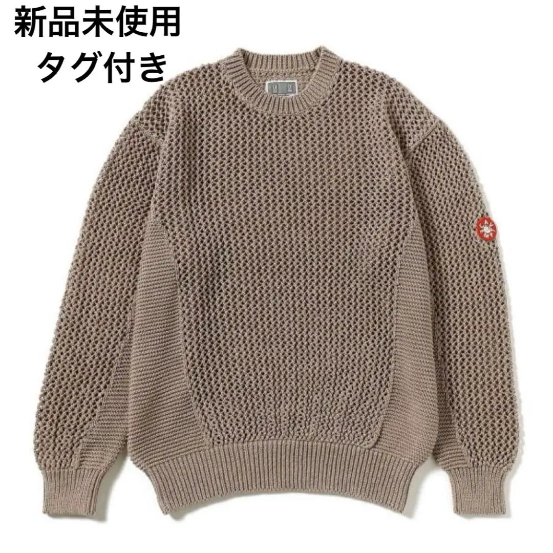 【New Product Not Used】C.E / SIDE RIB LOOSE NET KNIT Finished Products