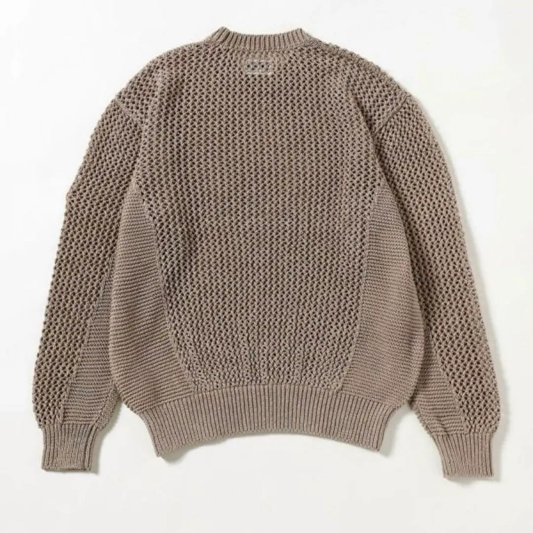 【New Product Not Used】C.E / SIDE RIB LOOSE NET KNIT Finished Products