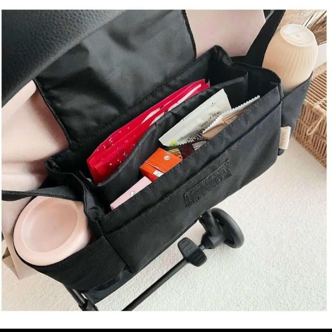 Stroller bag diaper case storage drink holder milk bet bear | ベビーカーバッグ オムツケース　収納　ドリンクホルダー　ミルク　ベット　くま