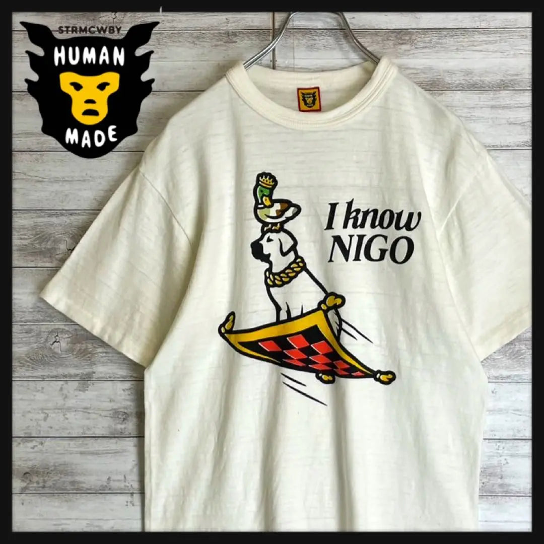 [Hard to get] Human Made⭐︎I KNOW NIGO KAWS T-shirt Sold out