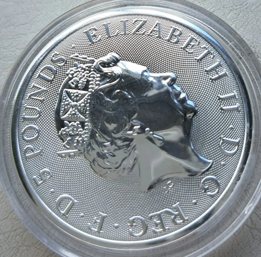 2021 "Queen's Beast Completer" Pure Silver 2oz Silver Coin