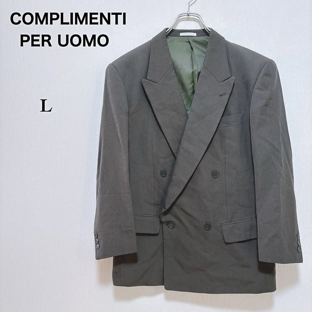 [COMPLIMENTI PER UOMO] Double-breasted wool tailored