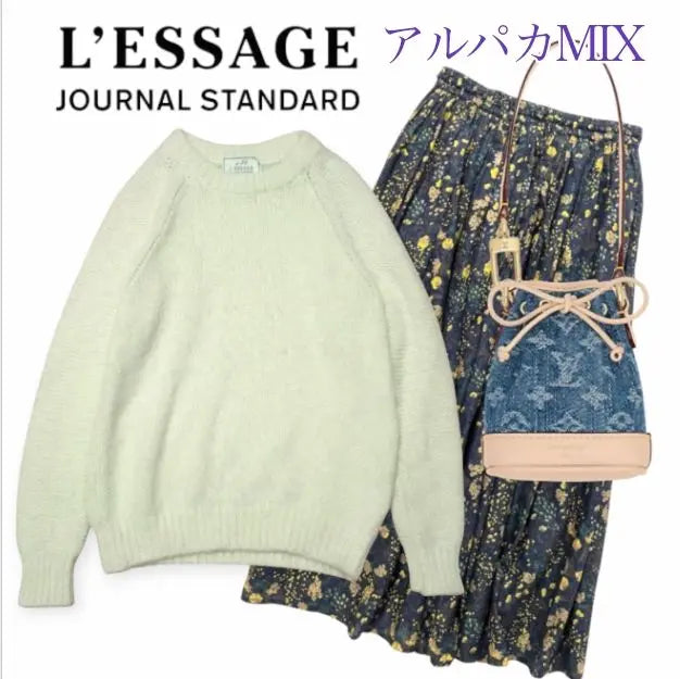 Journal Standard L'ESAGE☘️ Punto Alpaca MIX | Diario estándar L'essage☘️アルパカMIXニット