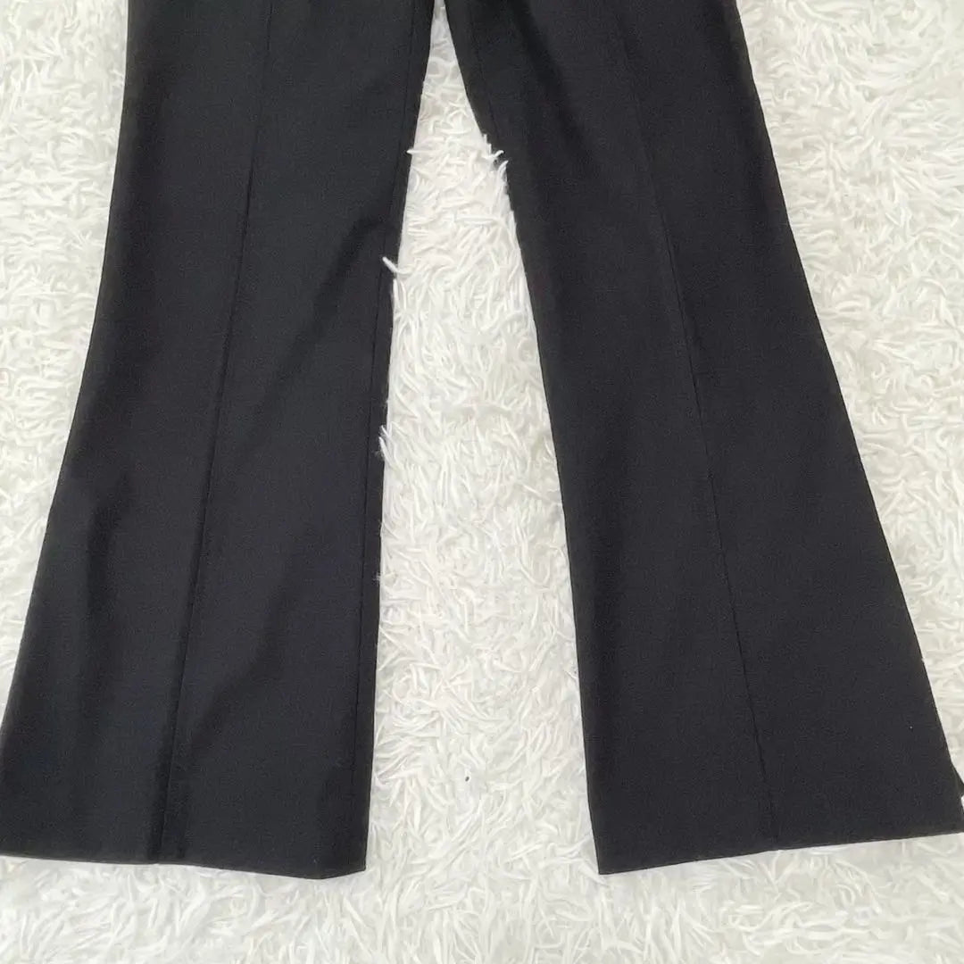 "Aer" (40) Pantalones acampanados Costura central Costuras Mar Máquina Hermosa Elegante Estándar | 『アエル』 (40) フレアパンツ センターシーム 無地 キレイめ 上品 定番