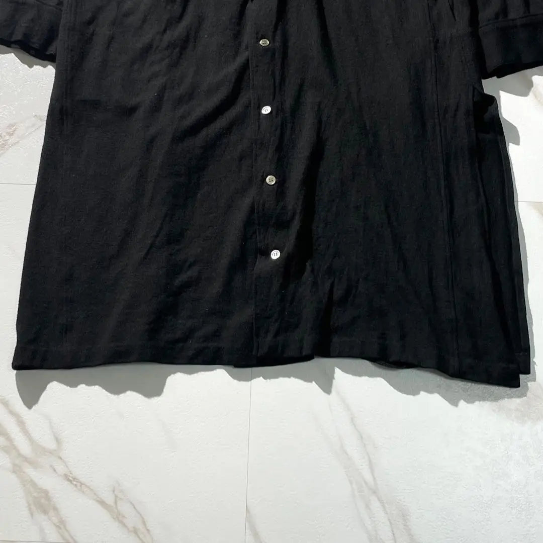 Camisa china larga para hombre Pool de Yoji Yamamoto, color negro, talla L, 96AW⭐️ en excelente estado