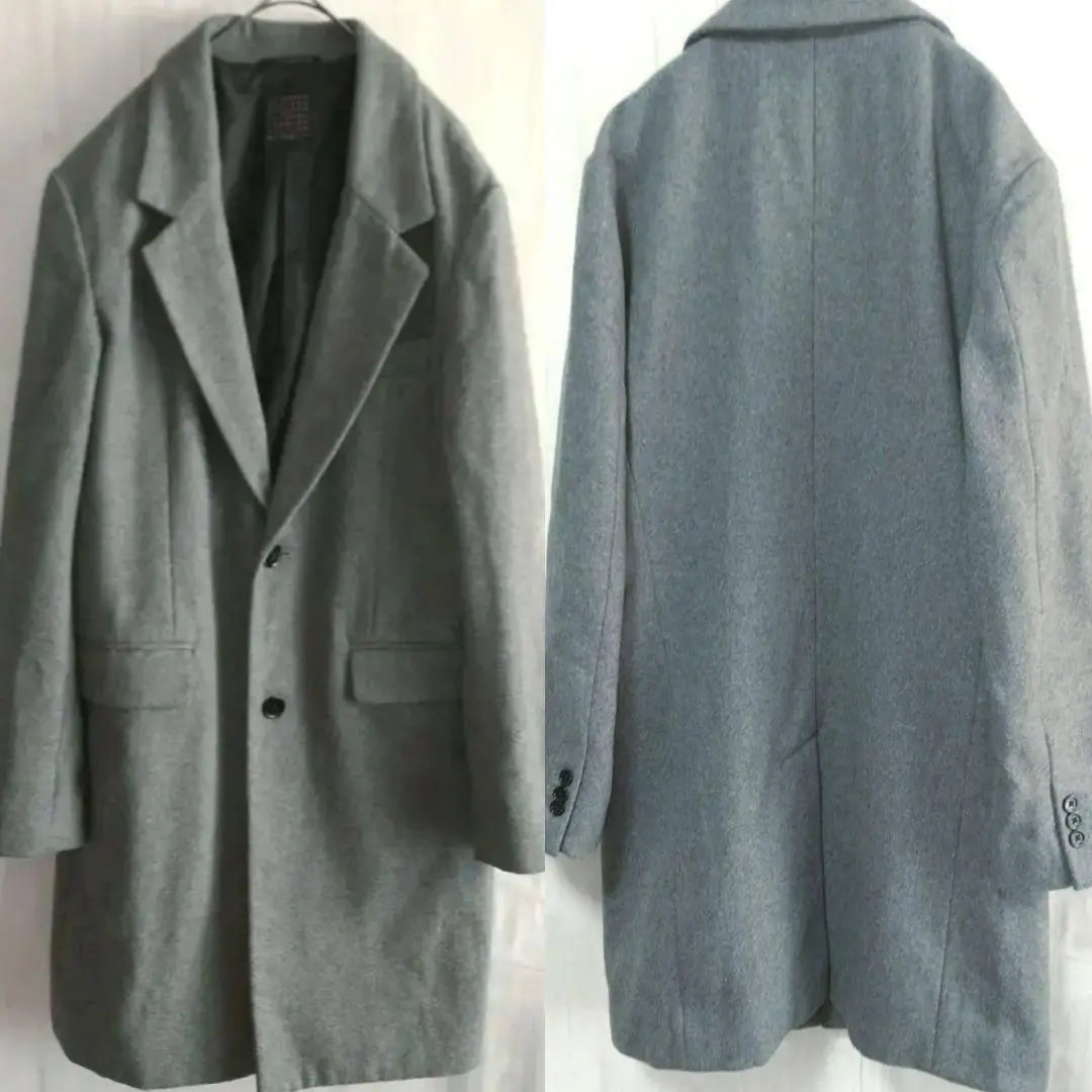 Urban Research Chester Coat Single Simple Gray