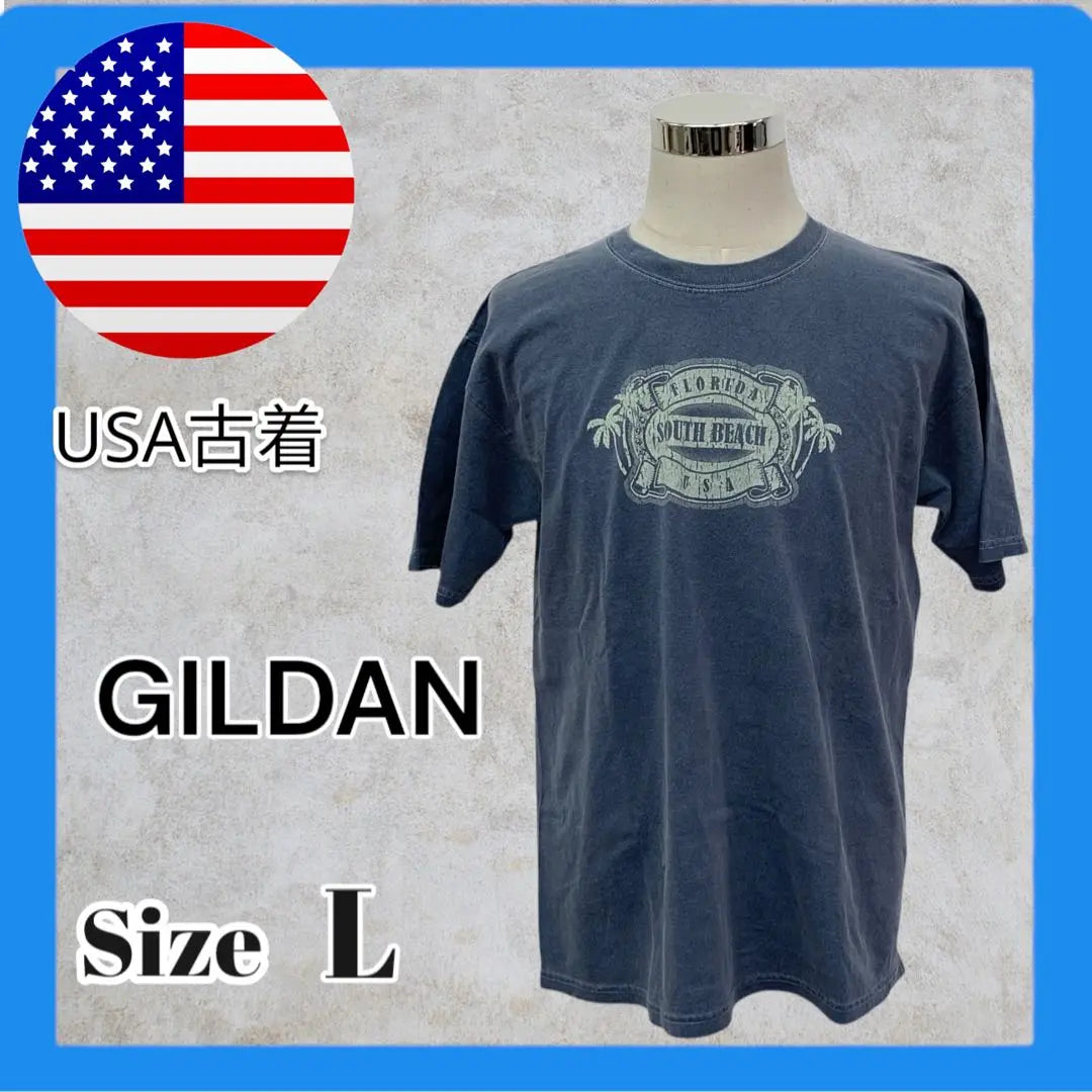 [Used clothing] American T-shirt Vintage GILDAN