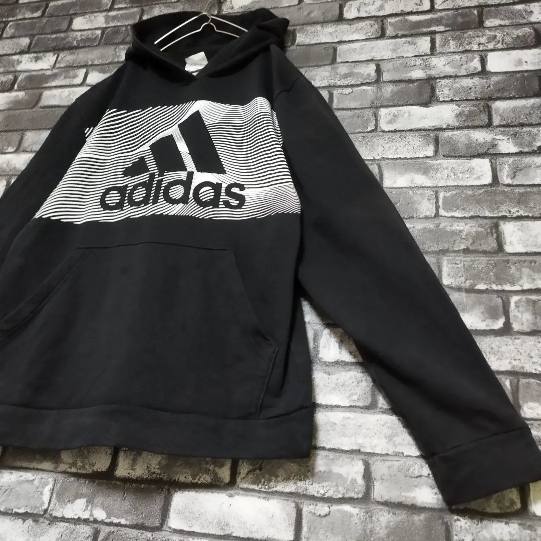 adidas big logo sunfade adidas hoodie black