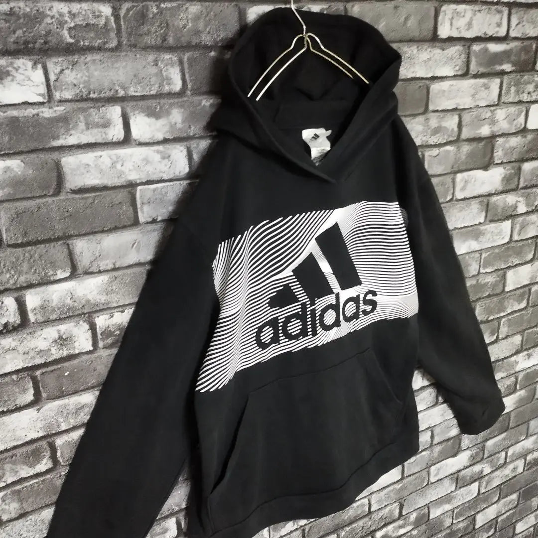 adidas big logo sunfade adidas hoodie black