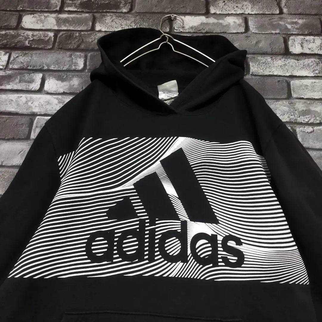 adidas big logo sunfade adidas hoodie black