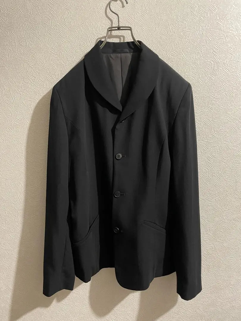 Chaqueta entallada con cuello chal de Yohji Yamamoto de Y