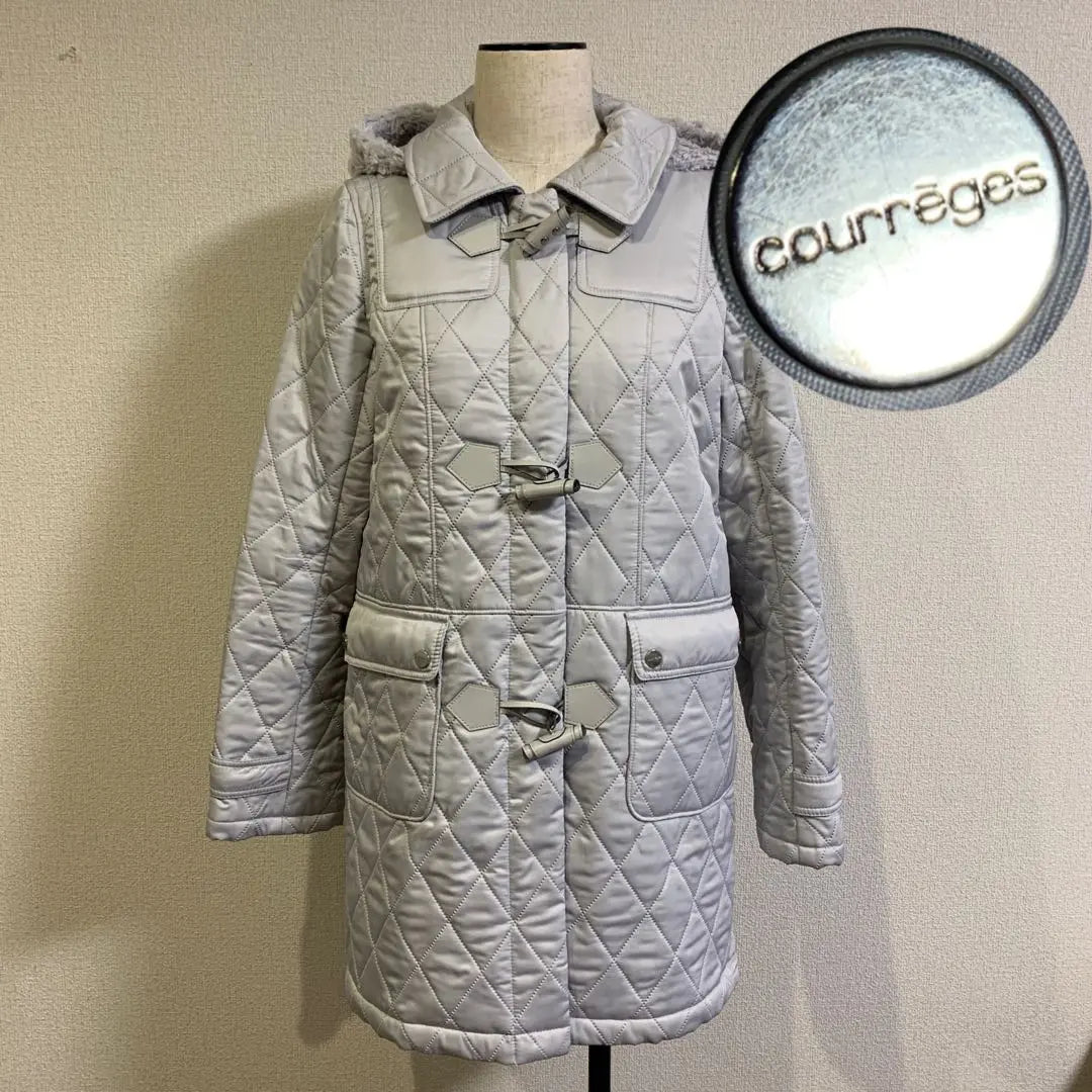 CourReges Spogul quilting duffel coat celebrity luxury engraving | courreges トグル キルティング ダッフルコート セレブ 高級 刻印