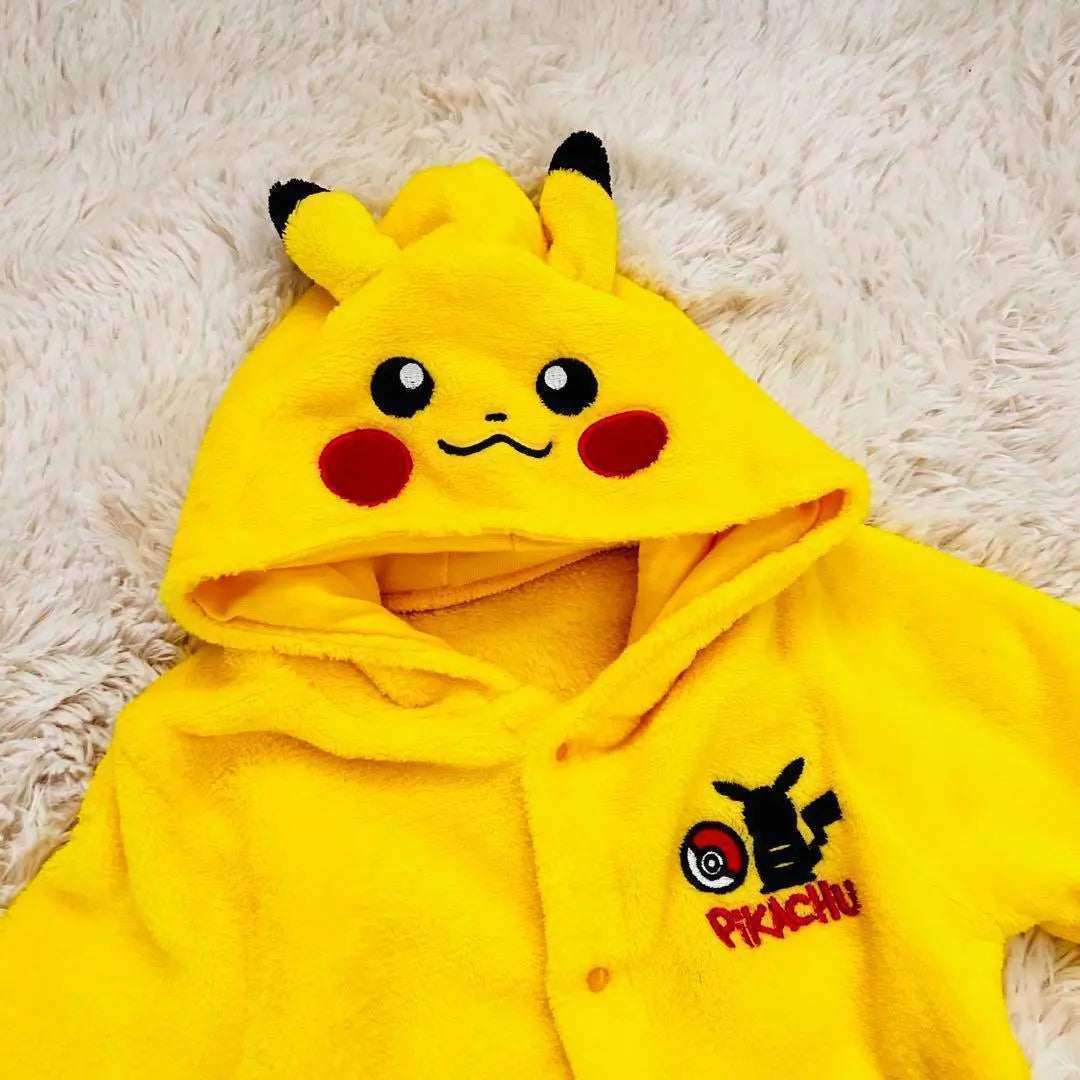 Pikachu Pokemon/50-70 Outer Mokomoko Warm baby baby