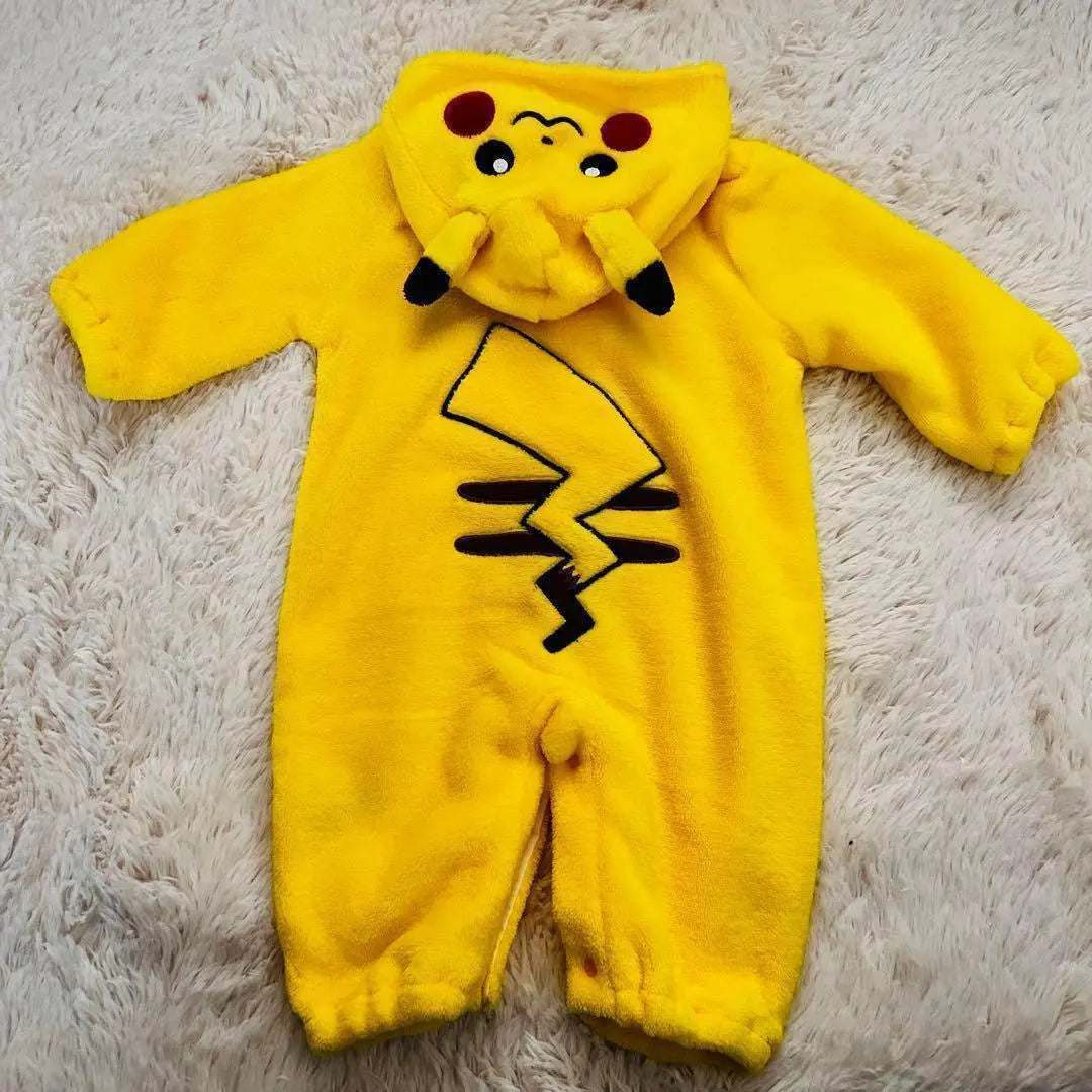 Pikachu Pokemon/50-70 Outer Mokomoko Warm baby baby