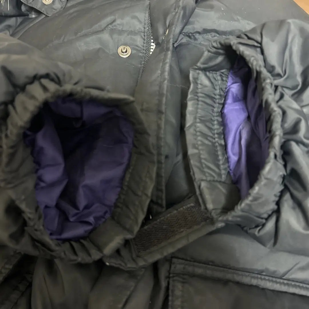 Pazzo Denim Store Down Jacket Raccoon Far Full Zip Hood L | パッゾデニムストア　ダウンジャケット　ラクーン　ファ－　フルジップ　フード　L