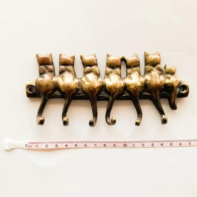 Cat tail wall hook vintage