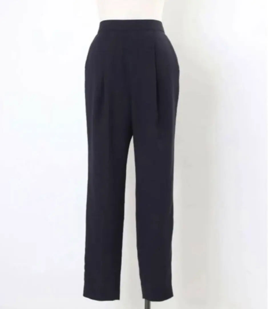 ✨Extremely beautiful✨【ENFOLD】Linen-like rubber joffps pants navy 36