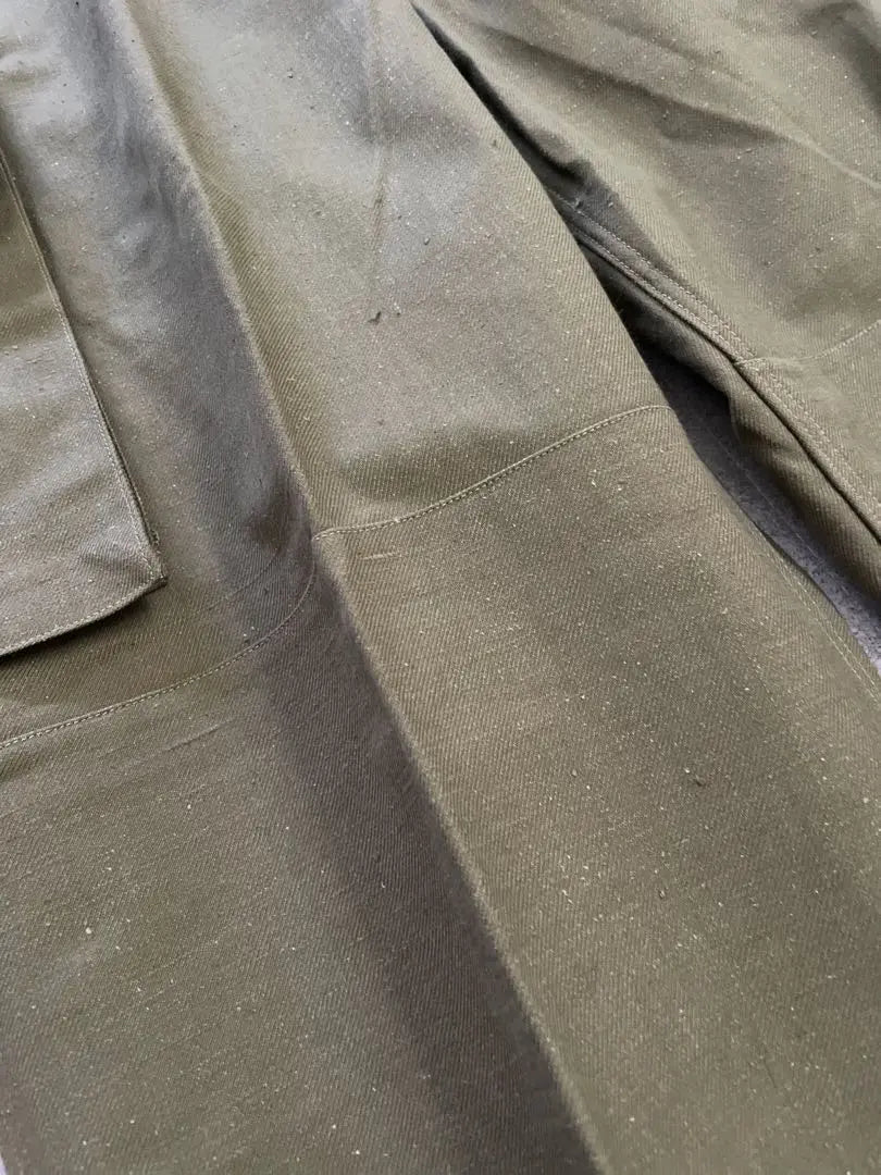 Pantalones M47 del ejército francés de época, modelo antiguo, algodón y lino, existencias muertas