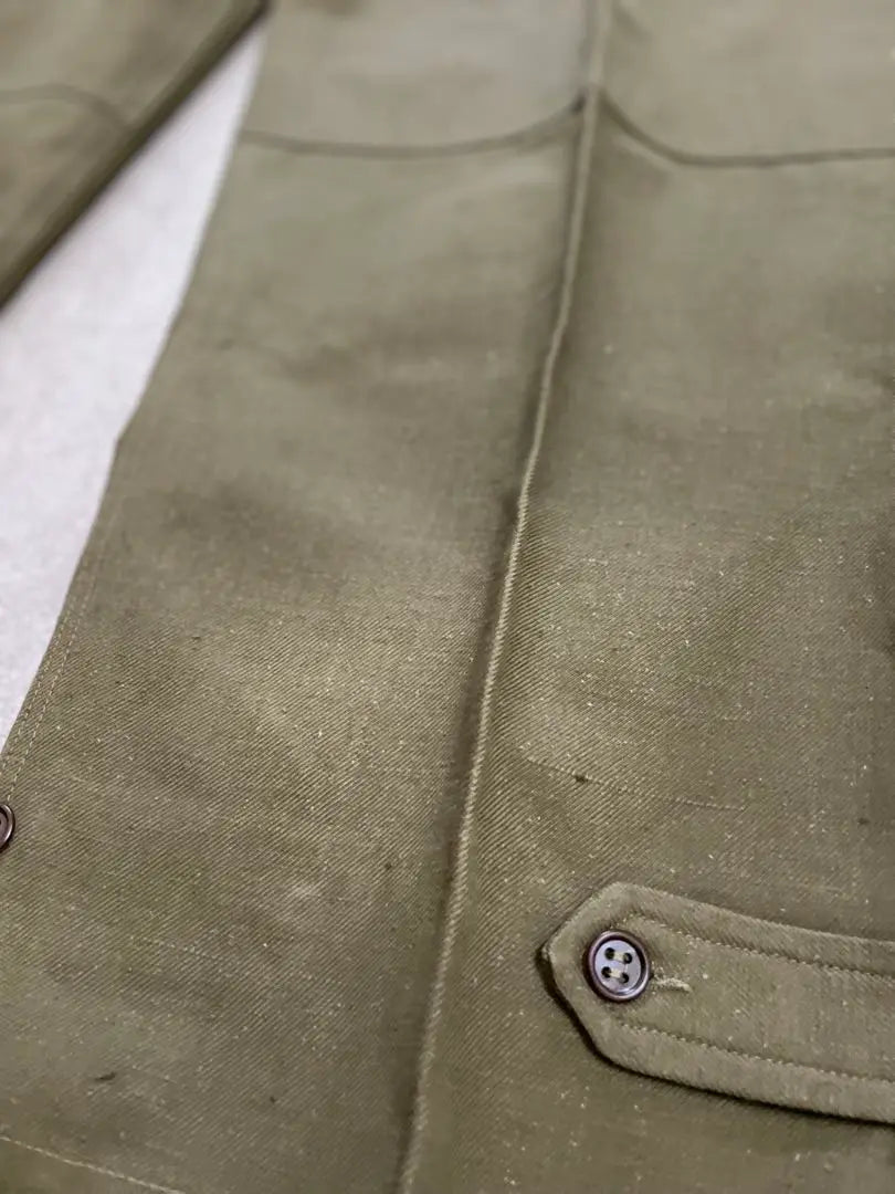 Pantalones M47 del ejército francés de época, modelo antiguo, algodón y lino, existencias muertas