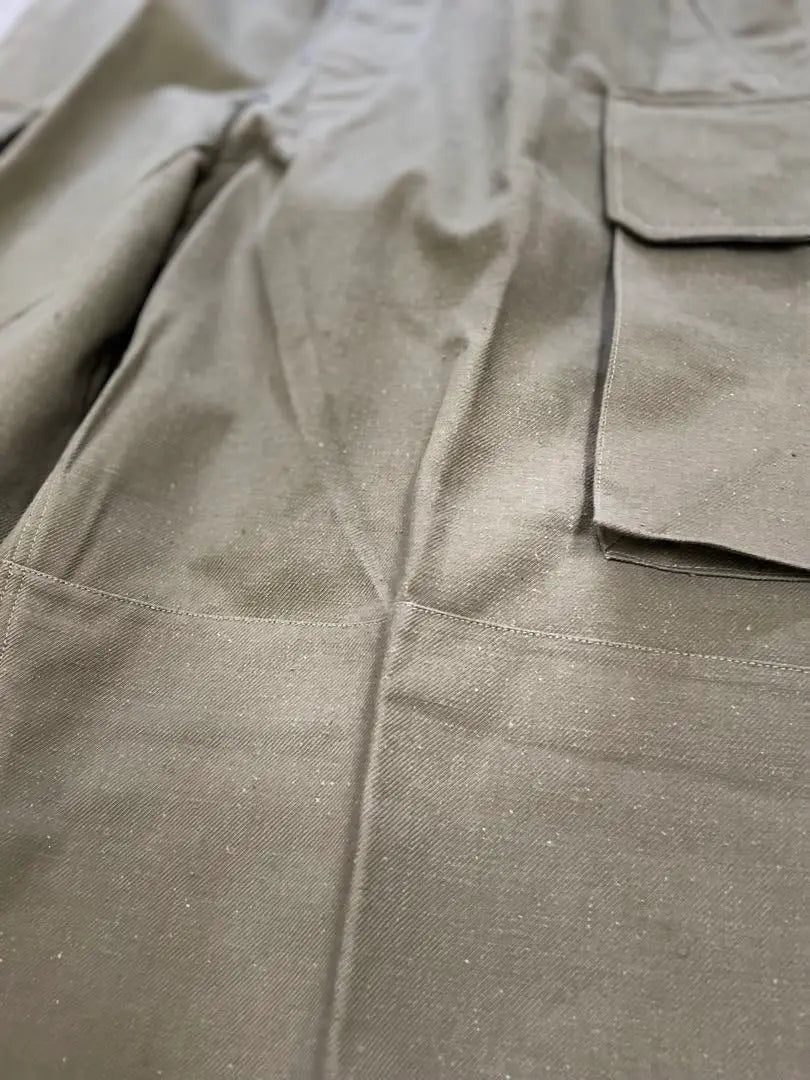 Pantalones M47 del ejército francés de época, modelo antiguo, algodón y lino, existencias muertas