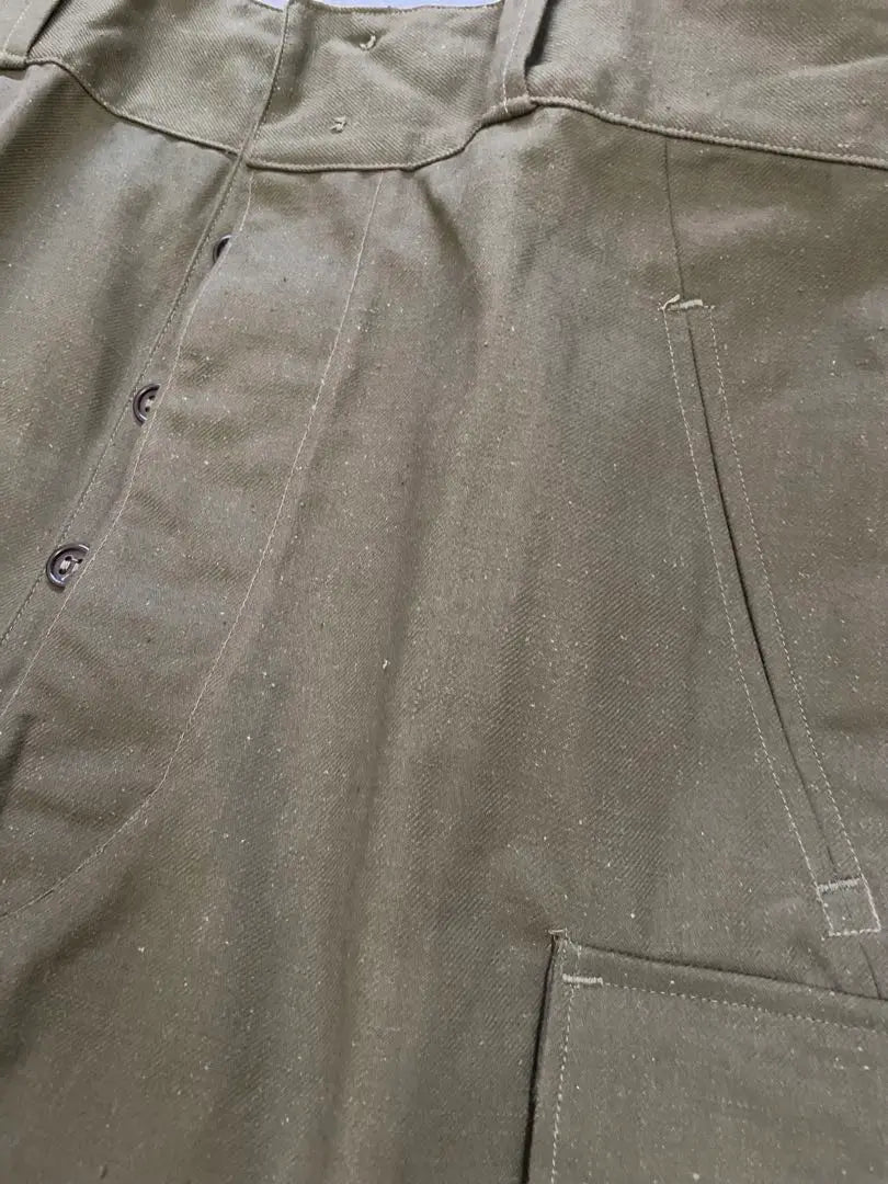 French Army Vintage M47 Pants Early Model Cotton Linen Dead Stock