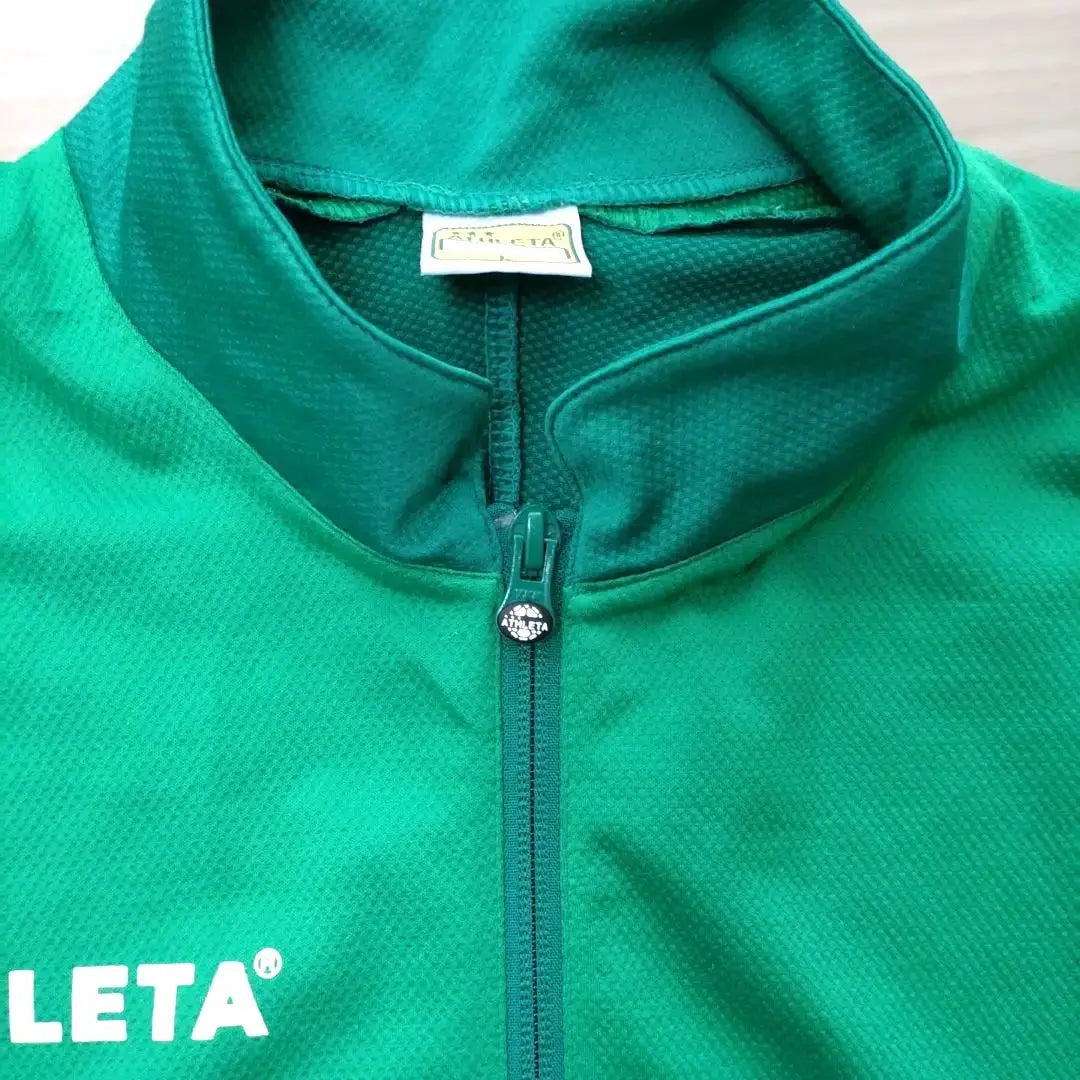 ATHLETA Jersey Tops Track Jacket Green L Soccer