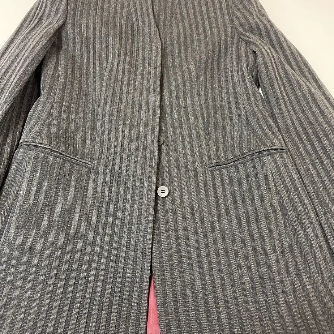 Rare ✨ETRO Grey Striped Tailored Jacket