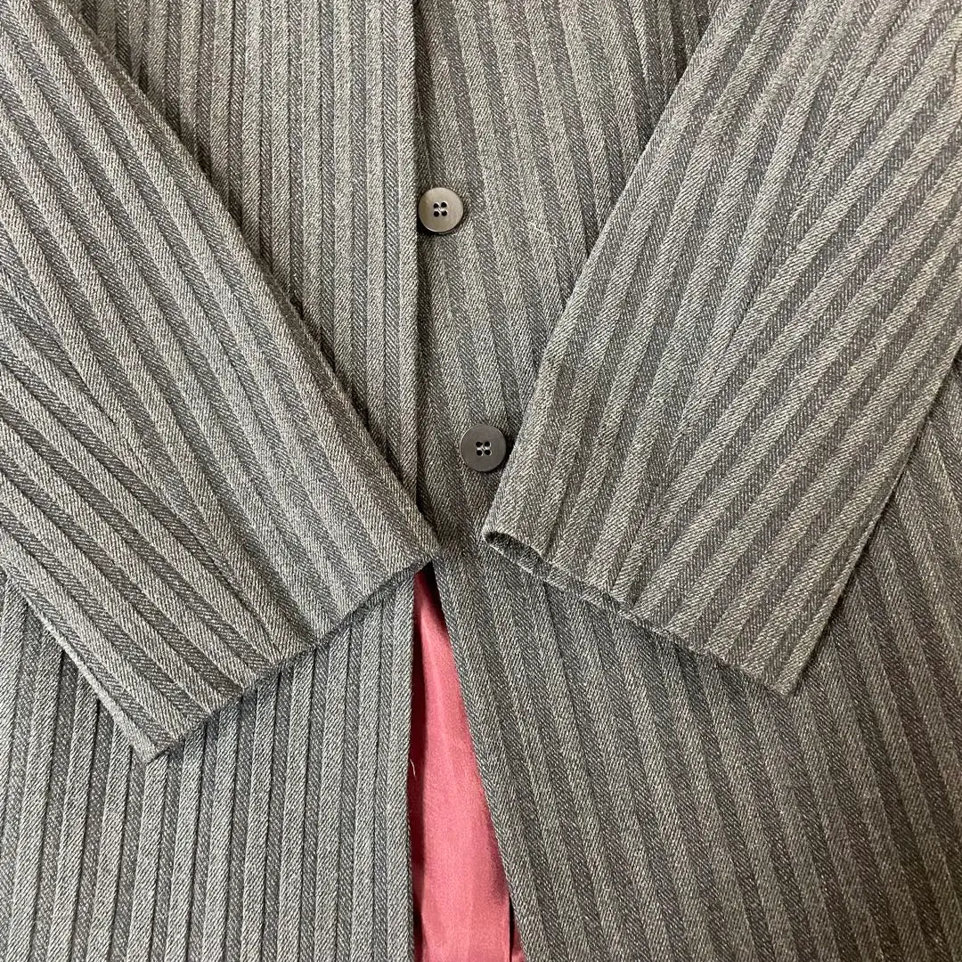 Rare ✨ETRO Grey Striped Tailored Jacket