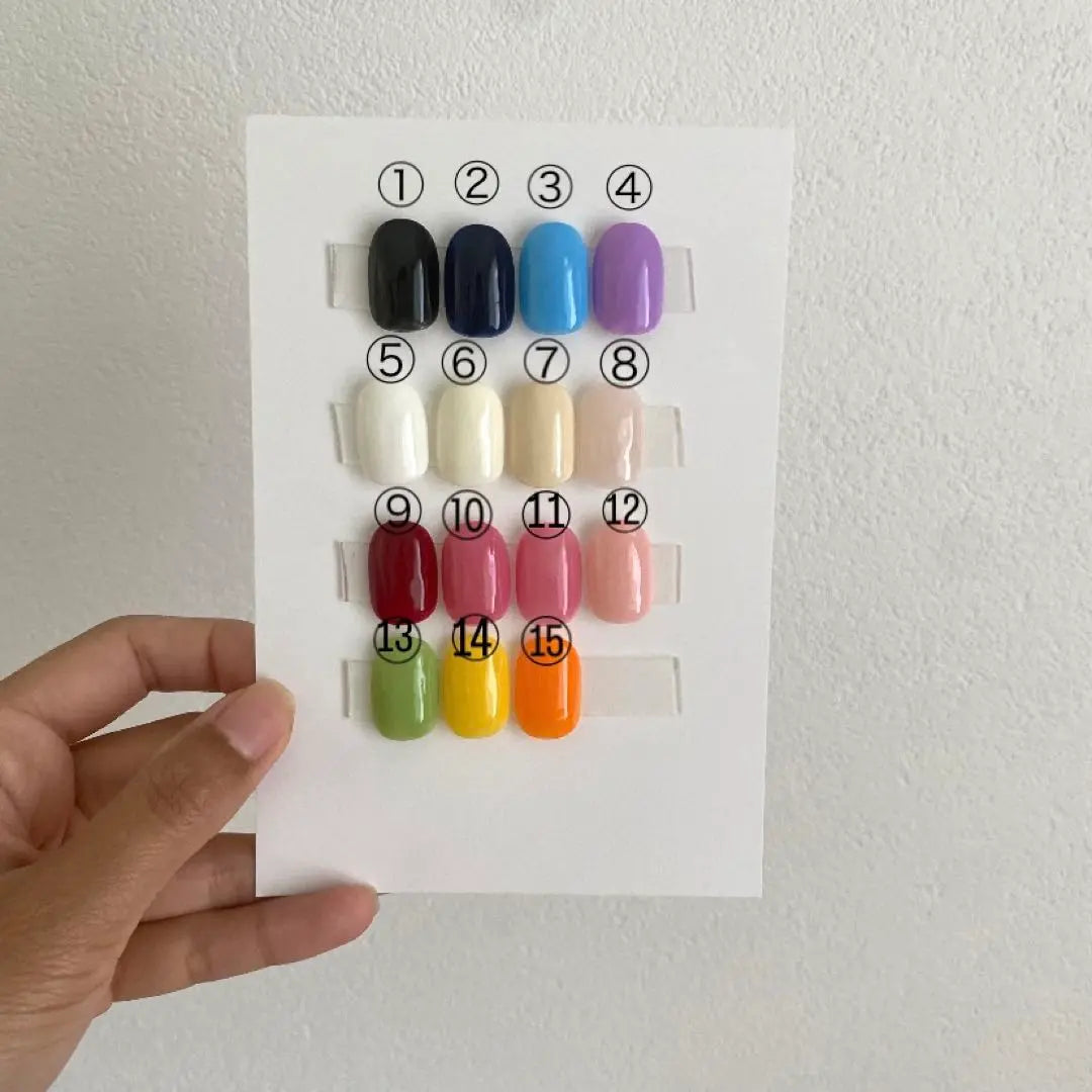 No. 103 Cinta de uñas de un solo color Uñas de uñas coreanas Punta de uñas