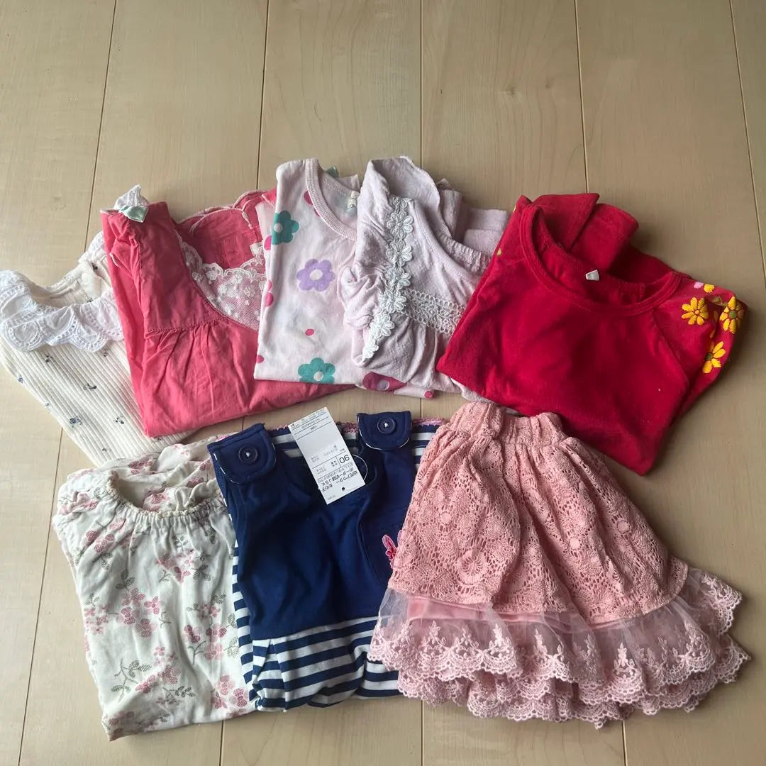 Children's clothing 80~100cm Girls Summer clothing 15 items in bulk sale