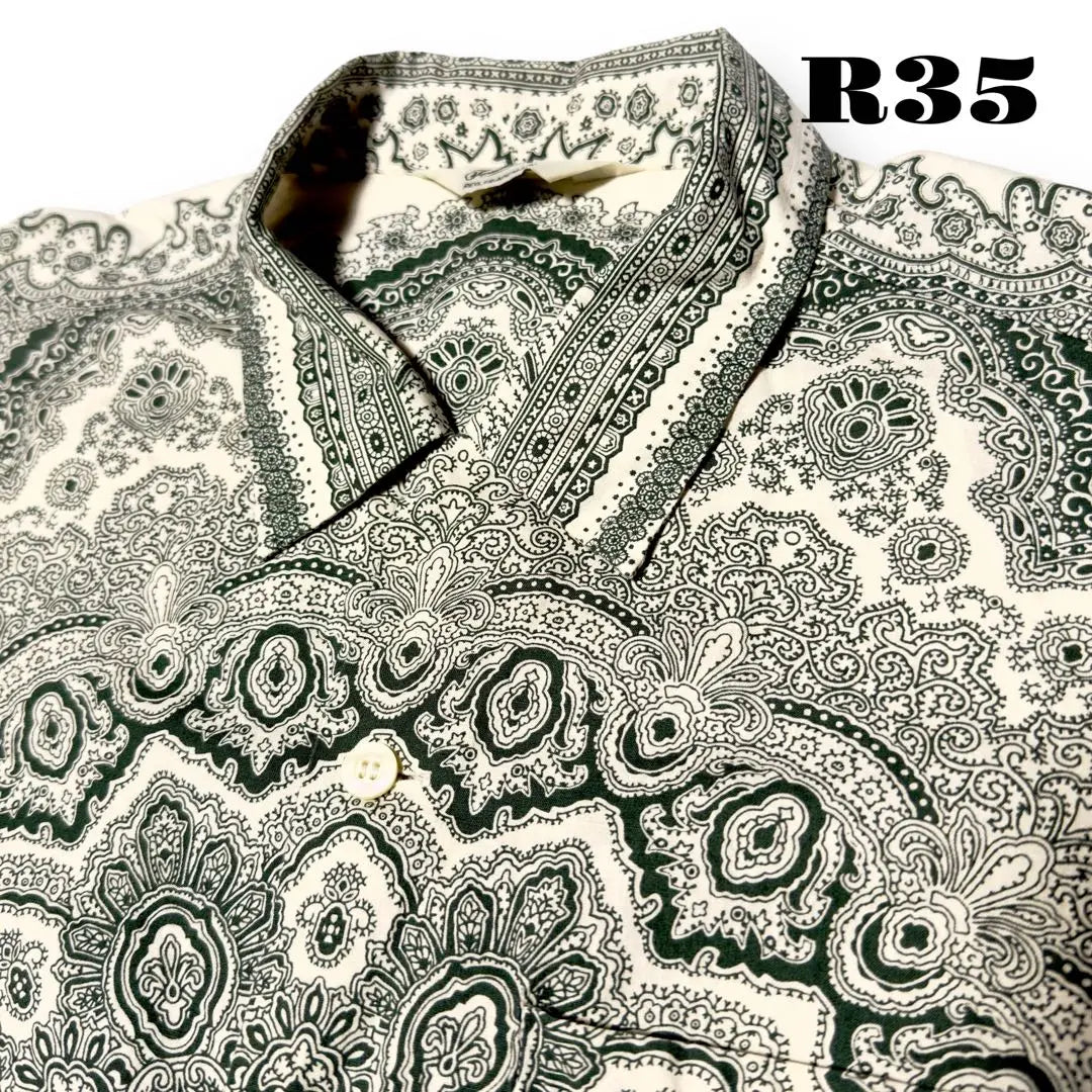 ★Limited listing★ TENDERLOIN long sleeve shirt Paisley green green white S