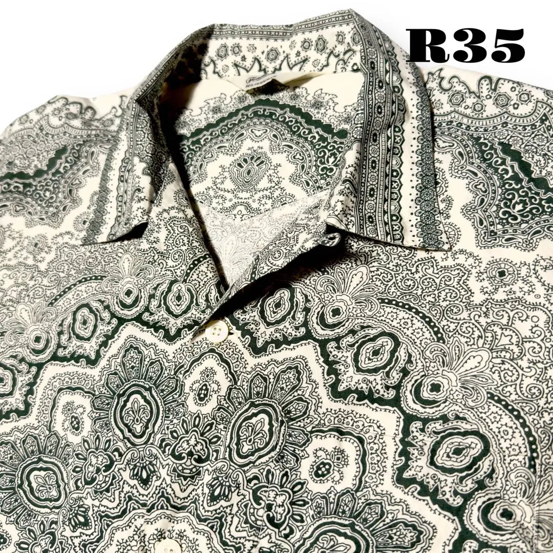 ★Limited listing★ TENDERLOIN long sleeve shirt Paisley green green white S