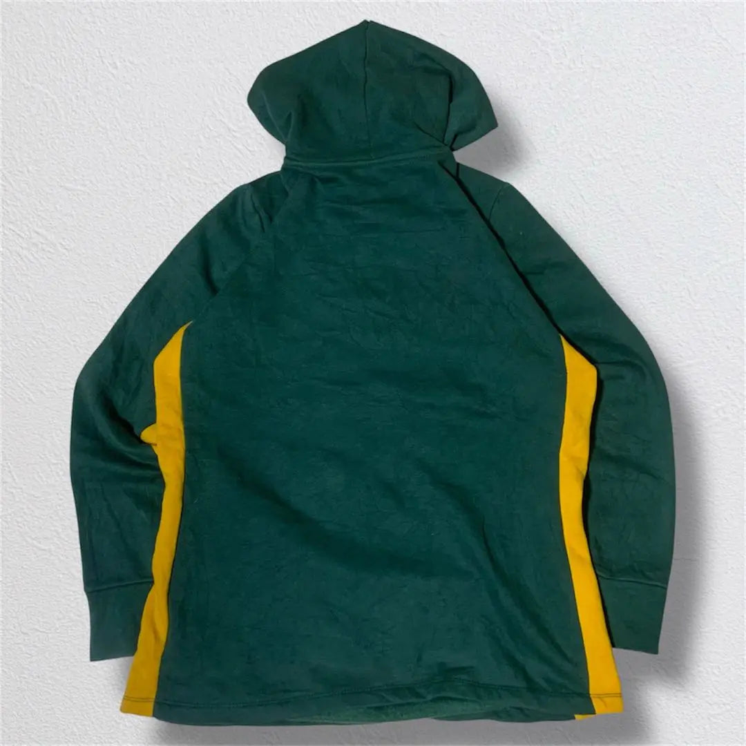 NFL Green Bay Packers Vintage Sweatshirt Pullover Hood Arch Logo/R65