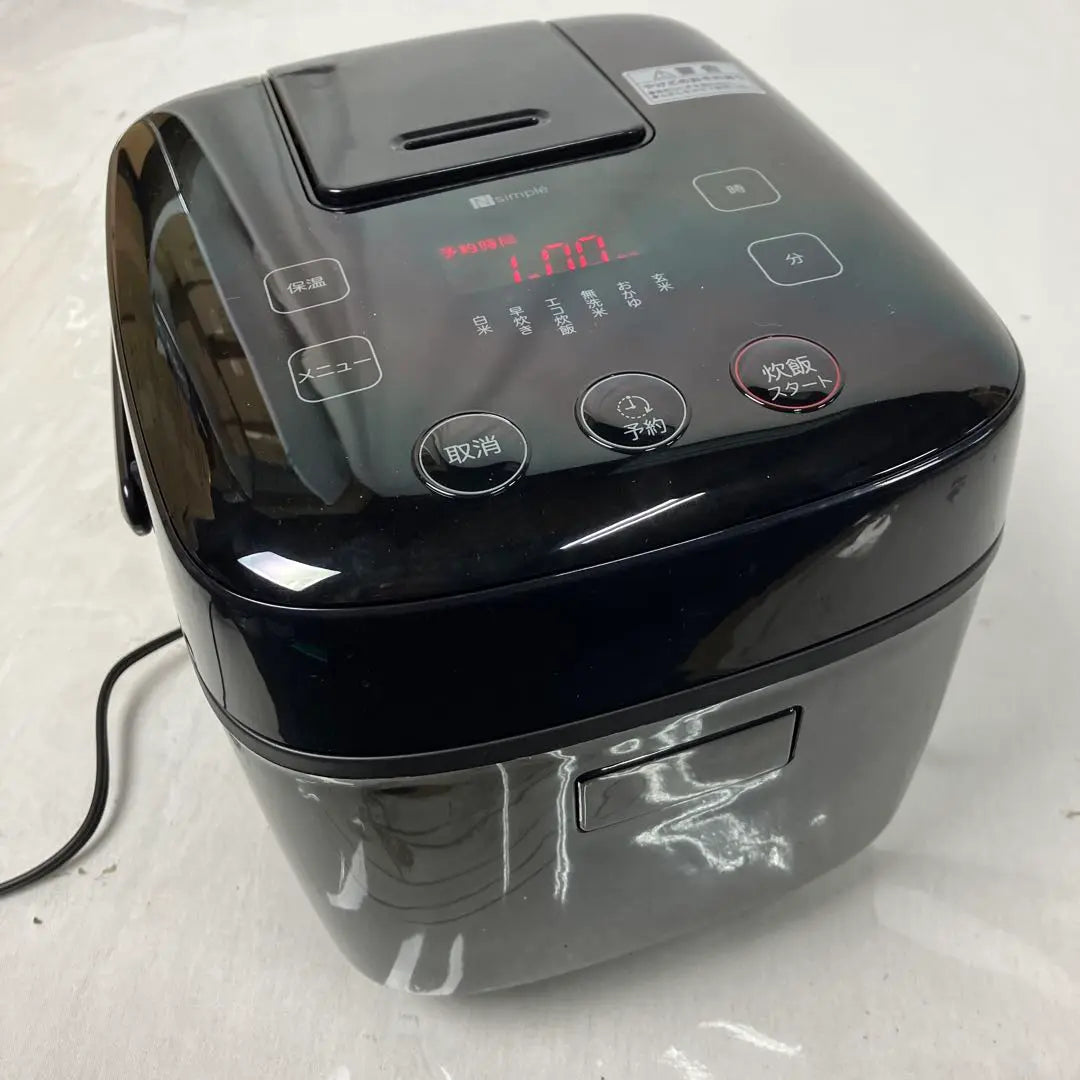 ▽ Nitori Microcomputer Rice Cooker BN201BK | ▽ ニトリ マイコン炊飯ジャー BN201BK