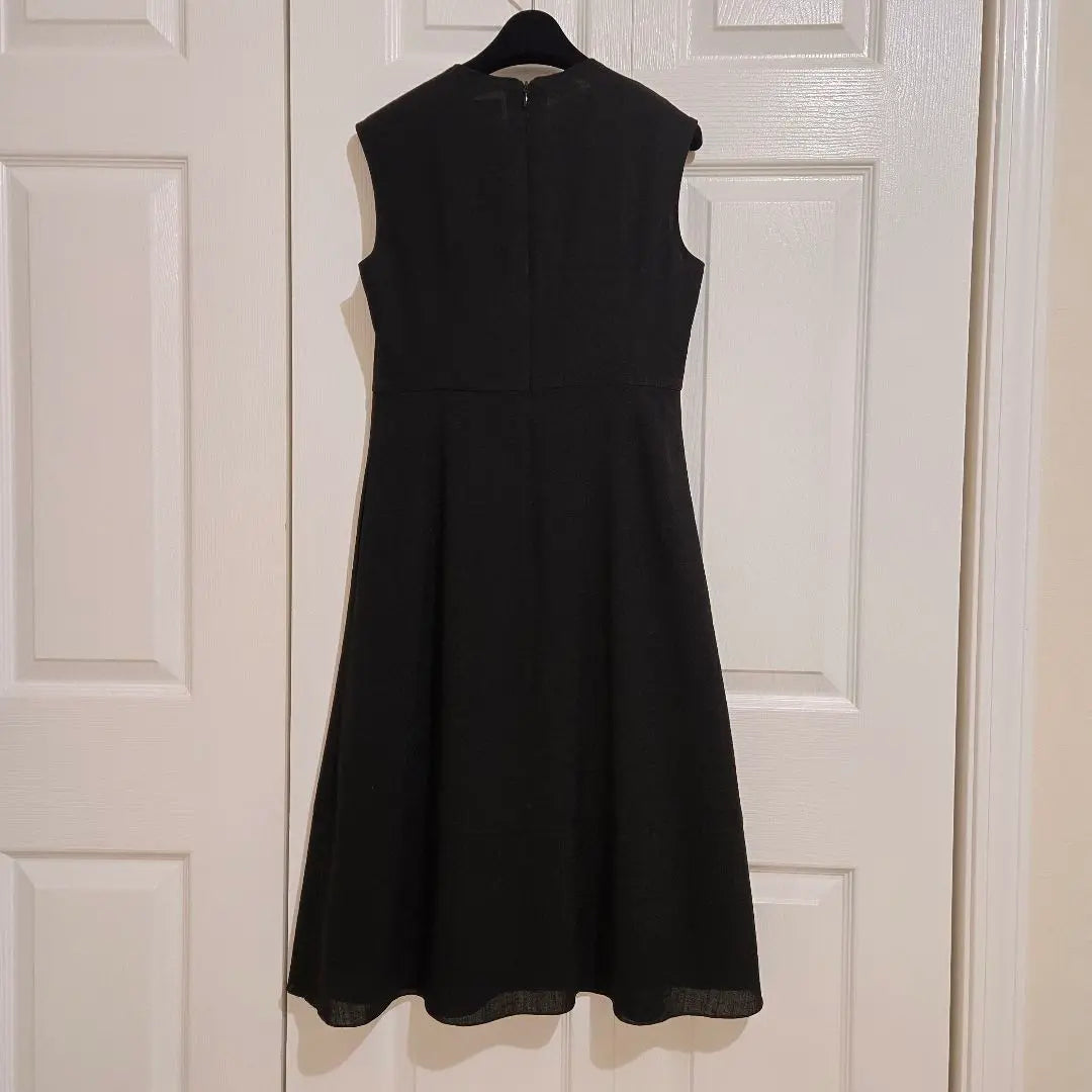 [Reducción de precio] Vestido de verano estilo lino de la colección Magnolia, largo midi, negro, talla 36