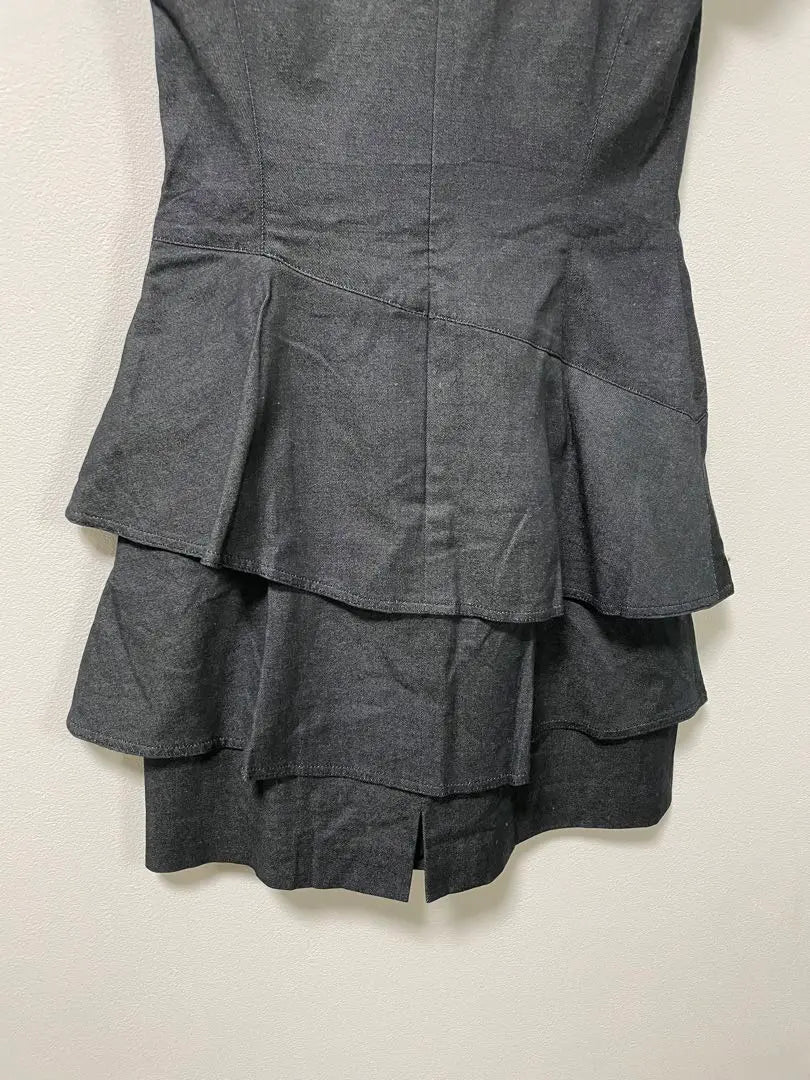 M'S GRACY denim dress size 9 ruffles Made in Japan | M'S GRACY エムズグレイシー　デニムワンピース　9号　フリル　日本製