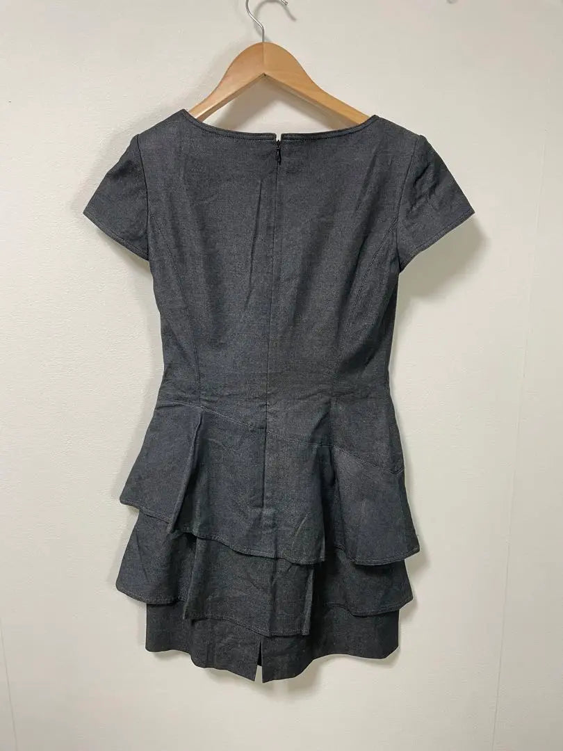 M'S GRACY denim dress size 9 ruffles Made in Japan | M'S GRACY エムズグレイシー　デニムワンピース　9号　フリル　日本製