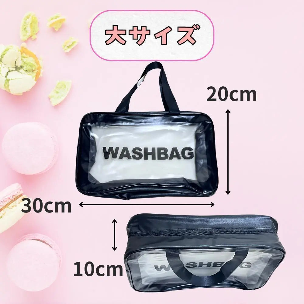 Sauna bag spa pouch travel pouch hot spring bag pouch travel set black