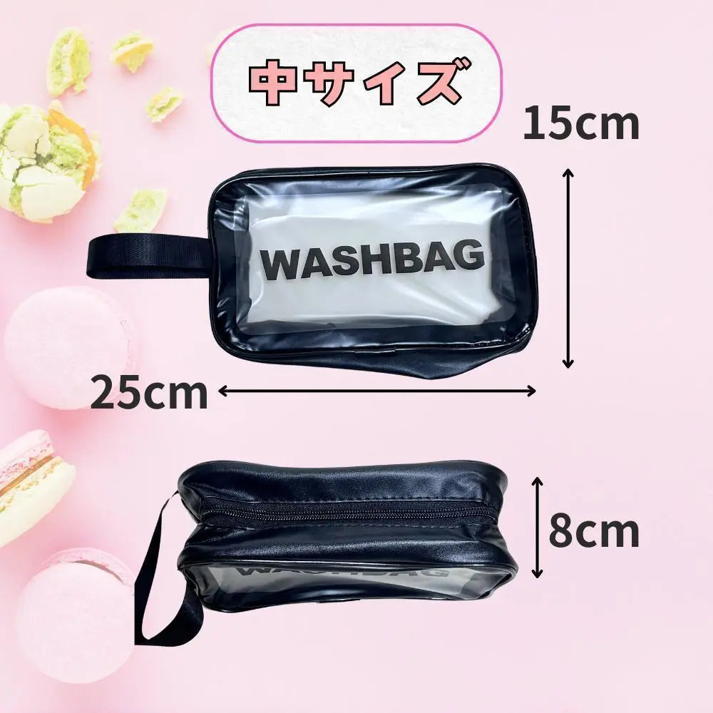 Sauna bag spa pouch travel pouch hot spring bag pouch travel set black