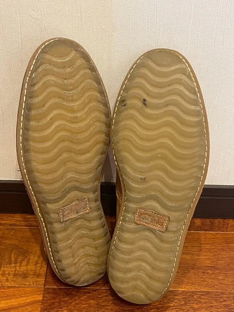 ☆ Beauty ☆ Clarks Casual leather shoes Beige 26cm