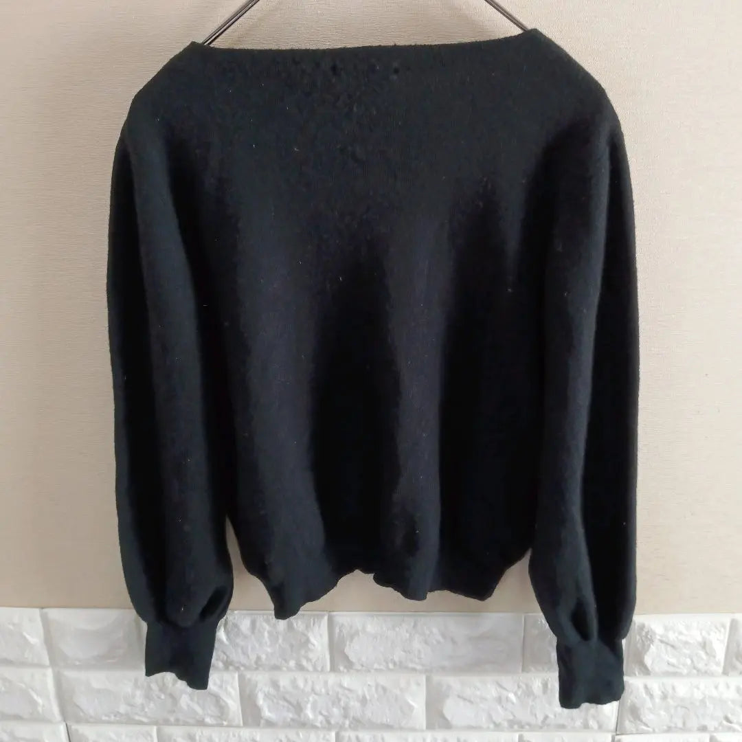 ◆Aveve◆ Long sleeve sweater L short length knit Spring Autumn Winter ◆c1423