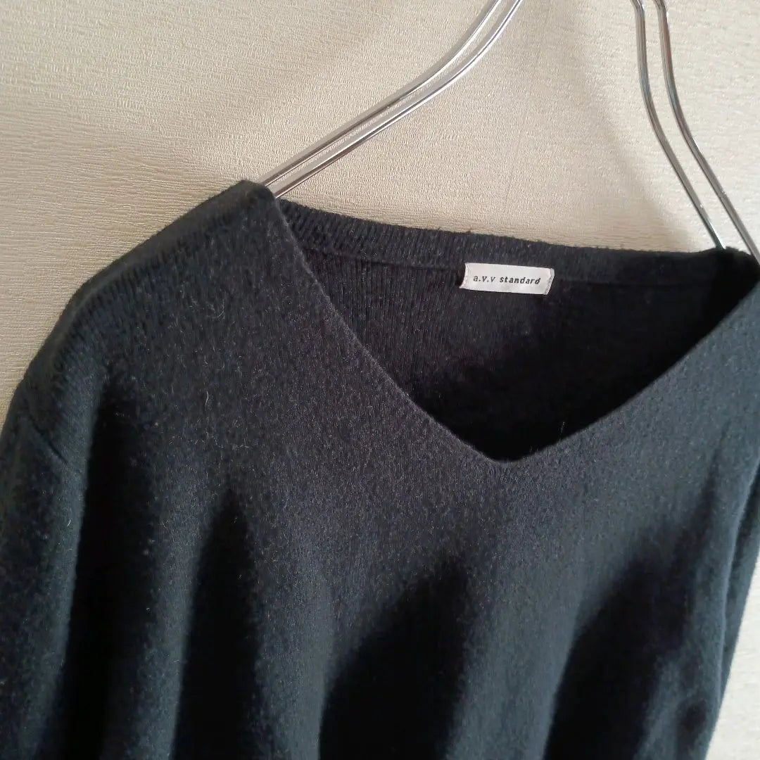 ◆Aveve◆ Long sleeve sweater L short length knit Spring Autumn Winter ◆c1423