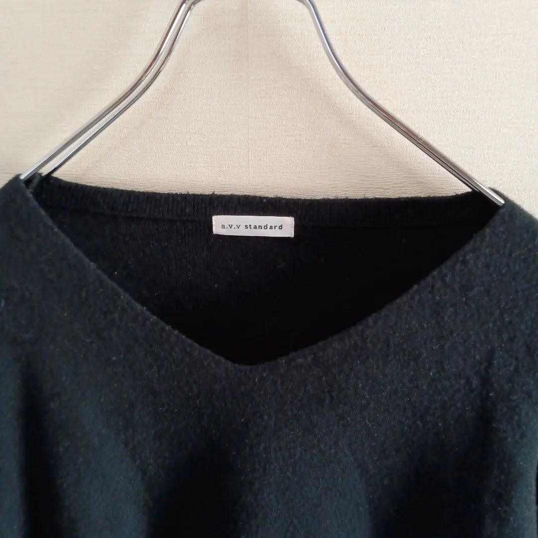 ◆Aveve◆ Long sleeve sweater L short length knit Spring Autumn Winter ◆c1423