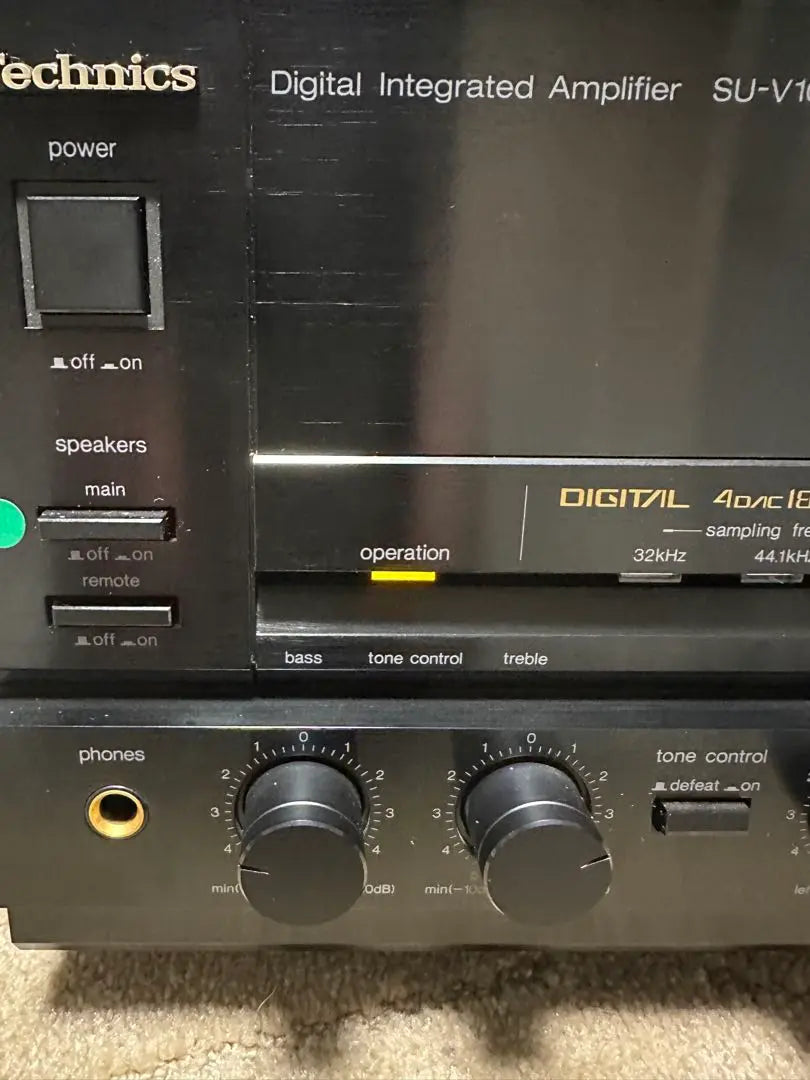 Technics SU-V100D integrated amplifier audio audio equipment